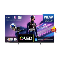CHiQ L32QST TV 32", QLED, Full HD, Google TV, Frameless, Dolby Audio, dbx-tv, HDR 10