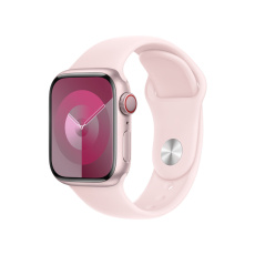 Apple Watch 41/40/38mm světle růžový sportovní řemínek M/L