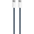 PURO Fabrik 2.0 USB-C/USB-C kabel (60W) 1,5 m, tmavě modrý