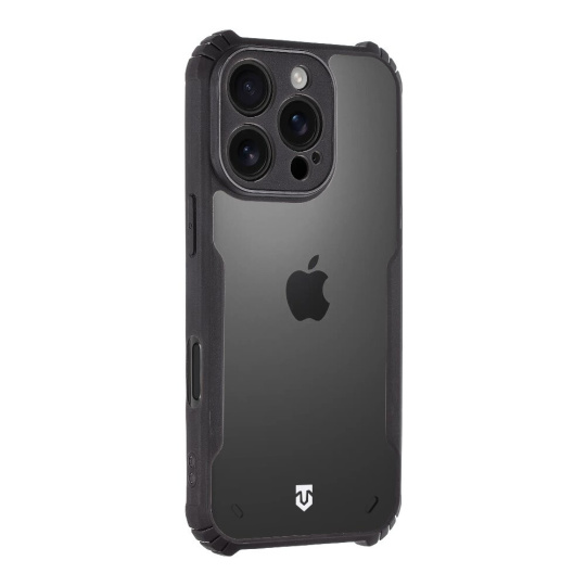 Tactical Quantum Stealth Kryt pro Apple iPhone 16 Pro čirý/černý