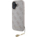 Guess 4G Charm kryt iPhone 16 růžový