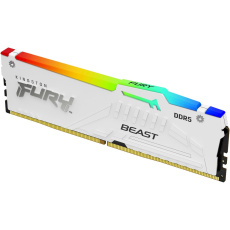 Kingston FURY Beast White RGB DDR5 16GB 6000MT/s CL30 DIMM (1x16GB) EXPO/XMP Kingston FURY Beast White RGB DDR5 16GB 6000MT/s CL30 DIMM (1x16GB) EXPO/XMP