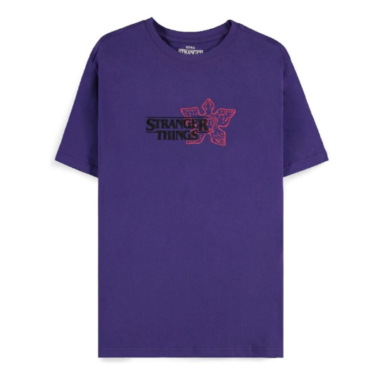 Tričko Stranger Things - Demogorgon Purple L