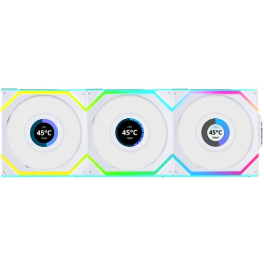 Lian Li UNI FAN SL Wireless LCD ventilátor 3x120 mm + ovladač černý