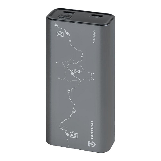 Tactical Squad Company powerbanka (2xUSB-C) 30W 10000mAh šedá