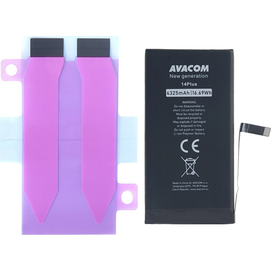 Avacom baterie pro Apple iPhone 14 Plus, Li-Ion 3,86V 4325mAh Avacom baterie pro Apple iPhone 14 Plus, Li-Ion 3,86V 4325mAh
