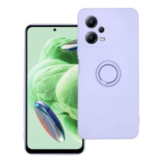 Smarty Ring silikonový kryt Xiaomi Redmi Note 12 5G fialový