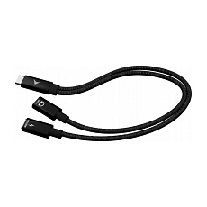 i-tec USB-C/2x USB-C redukce 100W 0,3m černá