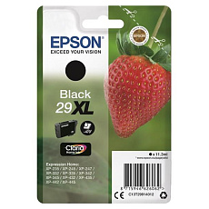 EPSON ink čer Singlepack "Jahoda" Black 29XL Claria Home Ink