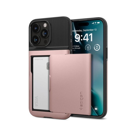 Spigen Slim Armor CS kryt iPhone 15 Pro Max růžovozlatý