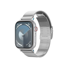 Spigen Sleek Link řemínek Apple Watch 42/41/40/38mm stříbrný