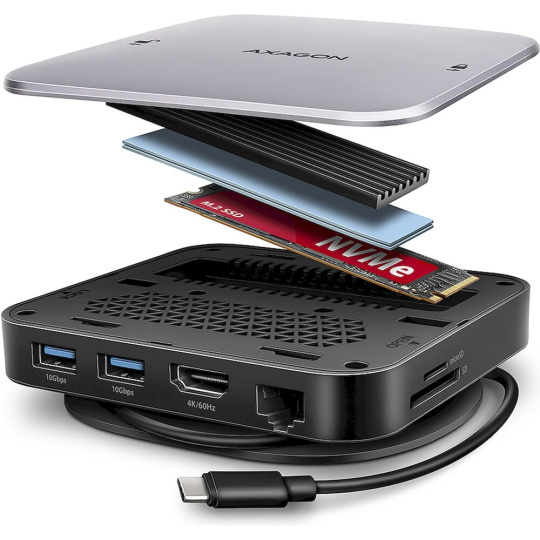 AXAGON HMC-UFO 9v1 USB-C hub AXAGON HMC-UFO 9v1 USB-C hub