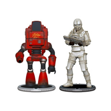 Set dvou figurek Syndicate Collectibles Fallout - Nukatron & Synth 7 cm (Set B)