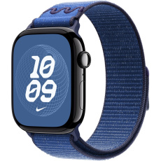 Apple Watch 49/46/45/44mm Blue Ribbon provlékací sportovní řemínek Nike Apple Watch 49/46/45/44mm Blue Ribbon provlékací sportovní řemínek Nike
