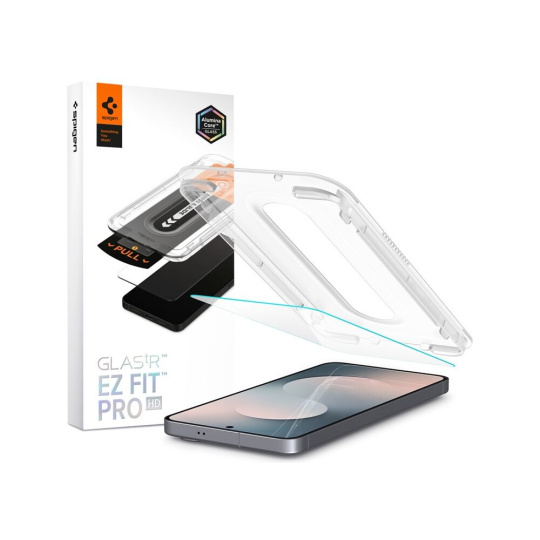 Spigen Glass tR EZ Fit Pro HD sklo Samsung Galaxy S25 FE čiré (1 ks)