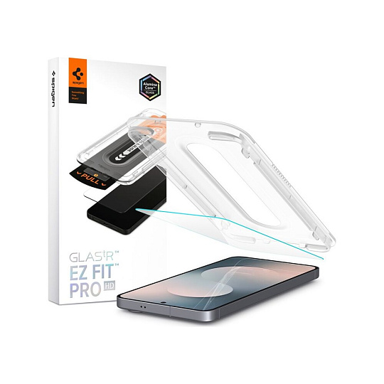 Spigen Glass tR EZ Fit Pro HD sklo Samsung Galaxy S25 FE čiré (1 ks)