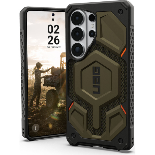 UAG Monarch Pro MagSafe Kevlar kryt Samsung Galaxy S26 Ultra zelený UAG Monarch Pro MagSafe Kevlar kryt Samsung Galaxy S26 Ultra zelený