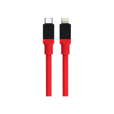 Tactical Fat Man kabel USB-C/Lightning (1m) červený