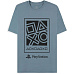 Tričko PlayStation - Icons Blue L