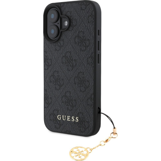 Guess 4G Charm kryt pro iPhone 16 šedý