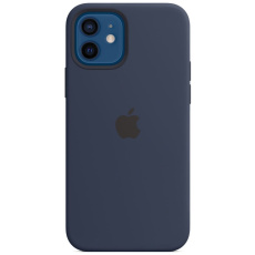 Apple silikonový kryt s MagSafe na iPhone 12 a iPhone 12 Pro námořnicky tmavomodrý