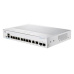 Cisco switch CBS350-8T-E-2G-EU (8xGbE,2xGbE/SFP combo,fanless) - REFRESH