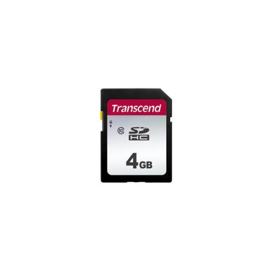 TRANSCEND SDHC karta 4GB 300S, Class 10 (R:20/W:10 MB/s)