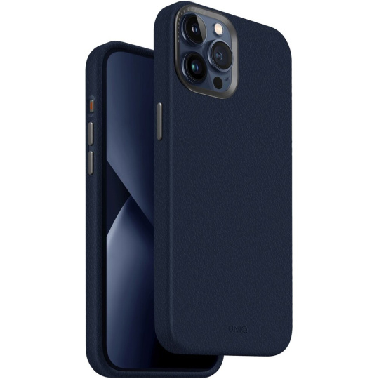 UNIQ Lyden MagClick ochranný kryt iPhone 15 Pro Max Navy Blue (tmavě modrý)