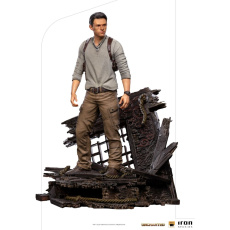 Soška Iron Studios Nathan Drake Deluxe - Uncharted Movie - Art Scale 1/10