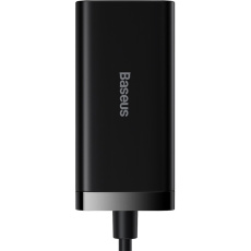 Baseus GaN3 rychlonabíječka 2xUSB-A, 2xUSB-C 100W černá