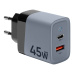 Tactical Microgrid GaN 45W nabíječka šedá