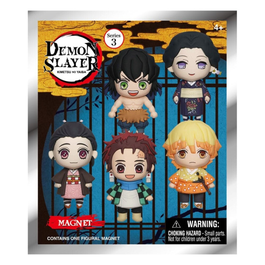 3D magnetka Monogram International Demon Slayer - Magnets Series 3 - náhodná magnetka