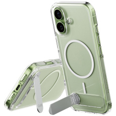 PanzerGlass® CARE Kickstand kryt s MagSafe Apple iPhone 17 stříbrný/bílý