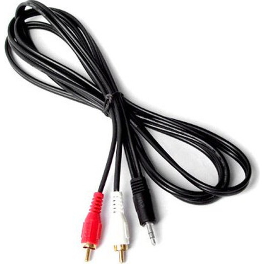 PremiumCord Kabel Jack 2.5mm stereo - 2x Cinch M 2m