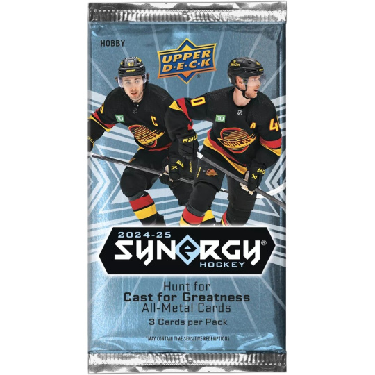 Hokejové karty 2024-25 Upper Deck Synergy Hockey Hobby Balíček