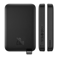 Baseus Magnetic Mini Air 6000mAh, 20W černá