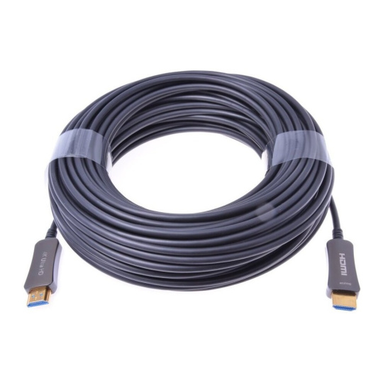 PremiumCord optický kabel HDMI 2.0b High Speed / Ethernet 4K@60Hz M/M zlacené konektory 10m