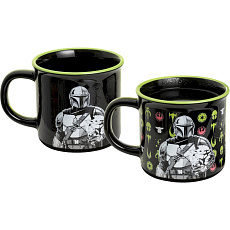 Hrnek Mandalorian and Grogu 350 ml (měnící se motiv)