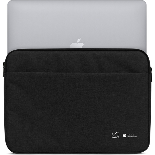 iWant MacBook 13"/14" Sleeve pouzdro Authorized Service Provider černé