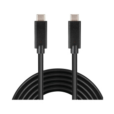 PremiumCord USB-C kabel 3A černý 3m