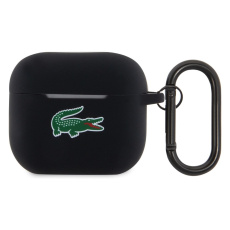 Lacoste Liquid Silicone Croc Logo pouzdro AirPods 3 černé