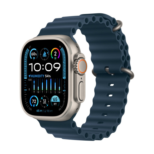 Apple Watch 49/45/44/42mm modrý Oceánský řemínek