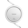 Baseus Free2Draw mini datový kabel USB-C/USB-C 1m 100W bílý