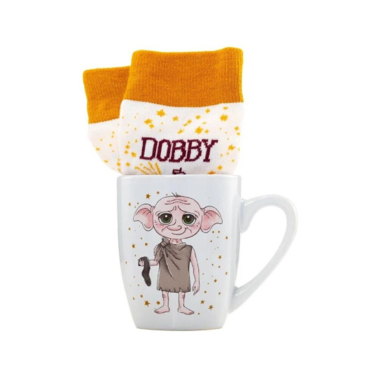 Dárkový set dámský Harry Potter - Dobby (hrnek a ponožky)