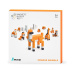 PIXIO Orange Animals magnetická stavebnice