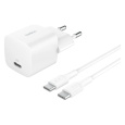 Belkin BOOST CHARGE™ 25W USB-C Power Delivery PPS nabíječka, 1m USB-C/USB-C kabel bílá