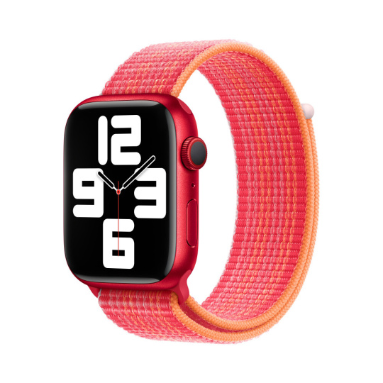 Apple Watch 49/45/44/42mm (PRODUCT)RED provlékací sportovní řemínek