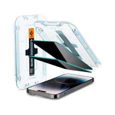 Spigen Glass EZ Fit Privacy 2 Pack ochranné sklo iPhone 14 Pro