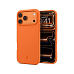 Spigen Silicone Fit MagSafe kryt iPhone 17 Pro cosmic orange