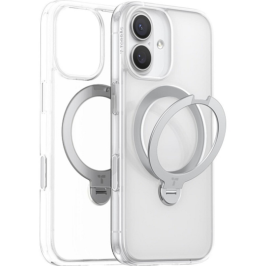 Torras Ostand Q3 Spin MagSafe kryt iPhone 17 clear
